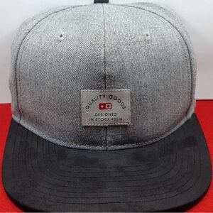 H&M Two-Tone Gray and Black Cap